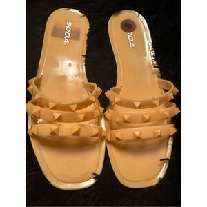 Studded Slip On Sandals